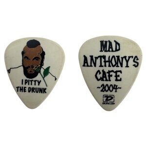 VAN HALEN Guitar Pick 2004 Tour Michael Anthony Mr T I Pitty The‎ Drunk Mad Cafe